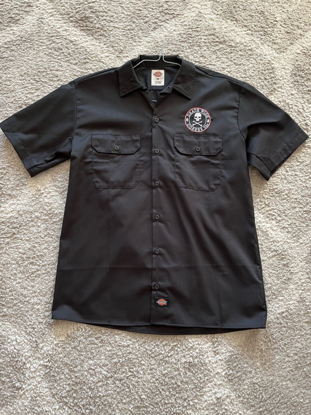 Dickies Death Wish Coffee Co. button up shirt